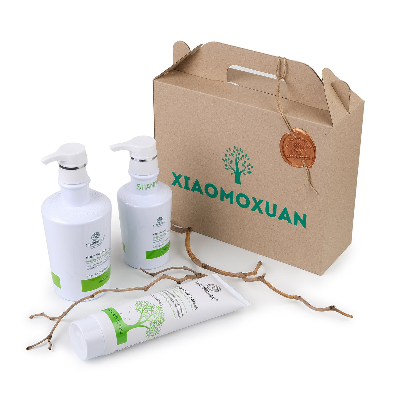XIAOMOXUAN ПОДАРУНКОВИЙ НАБІР ДЛЯ ЗВОЛОЖЕННЯ ВОЛОССЯ №2