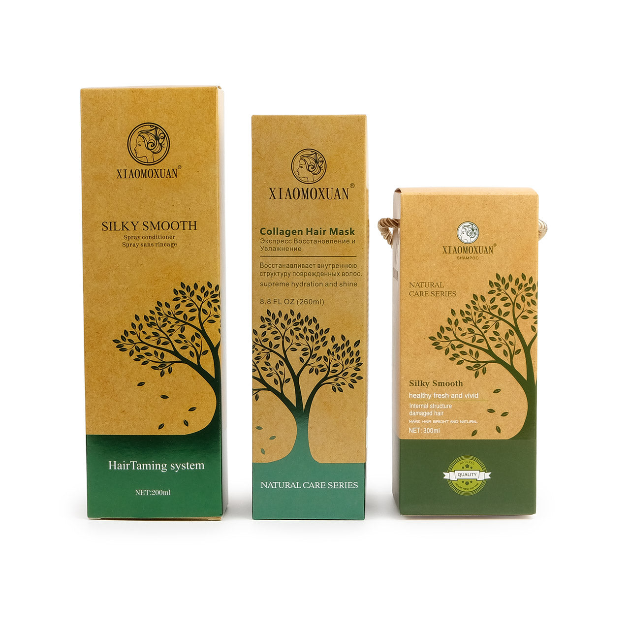XIAOMOXUAN ПОДАРУНКОВИЙ НАБІР ДЛЯ ВІДНОВЛЕННЯ ВОЛОССЯ №3