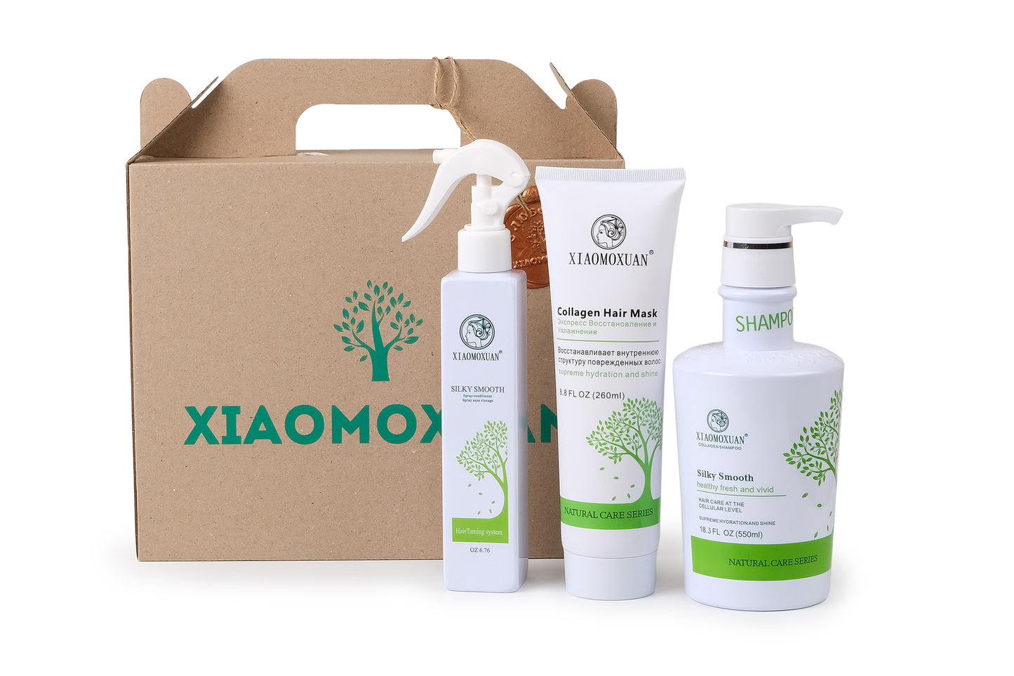XIAOMOXUAN ПОДАРУНКОВИЙ НАБІР ДЛЯ ВІДНОВЛЕННЯ ВОЛОССЯ №4