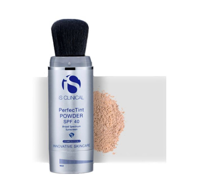 Пудра сонцезахисна SPF 40 з ультрам'якою щіточкою 40 світла | Is Clinical PerfecTint® Powder SPF 40 Ivory