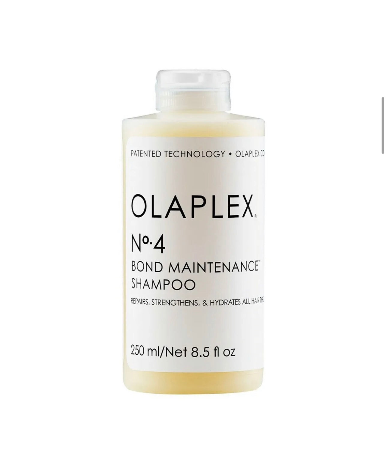 OLAPLEX №4 BOND MAINTENANCE SHAMPOO
Поживний відновлюючий шампунь