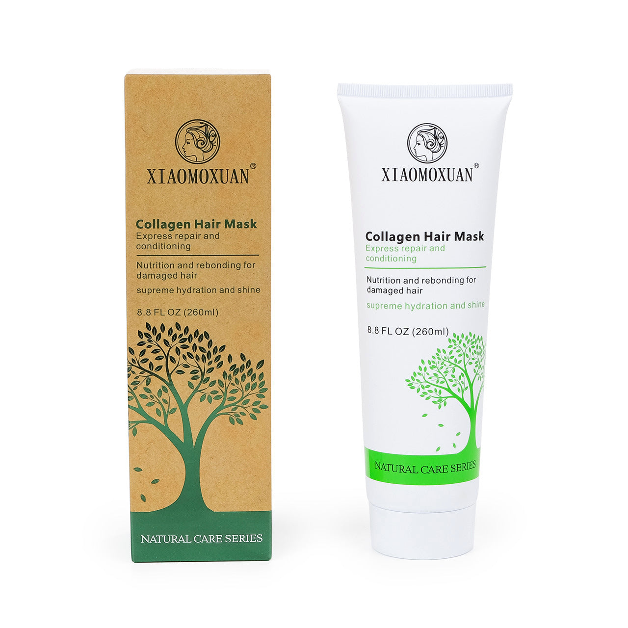 XIAOMOXUAN (Сяомоксюань) відновлююча маска з колагеном - collagen hair mask