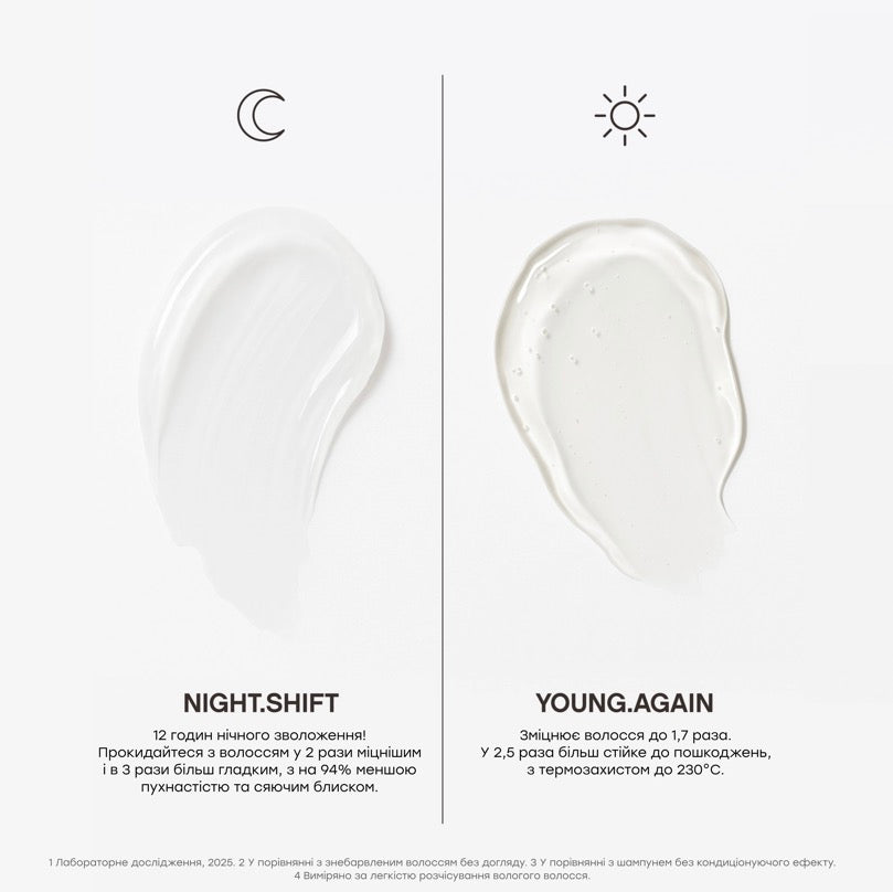 KEVIN.MURPHY NIGHT REPAIR SET (Sleep with me) — Набір для нічного відновлення та денного захисту волосся