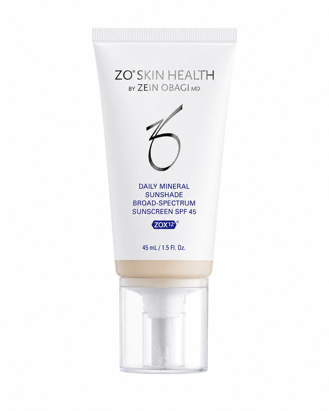 ZO Skin Health Daily Mineral Sunshade Broad-Spectrum SPF 45 - Мінеральний сонцезахисний крем з тоном SPF 45