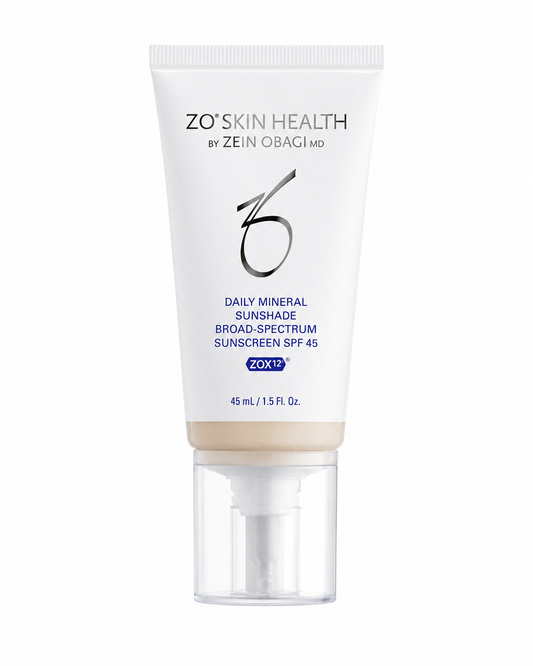 ZO Skin Health Daily Mineral Sunshade Broad-Spectrum SPF 45 - Мінеральний сонцезахисний крем з тоном SPF 45