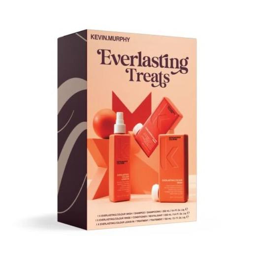 KEVIN MURPHY Everlasting Treats Box Holiday Набір для захисту кольору та відновлення волосся (шампунь 250 мл, кондиціонер 250 мл, спрей 150 мл)