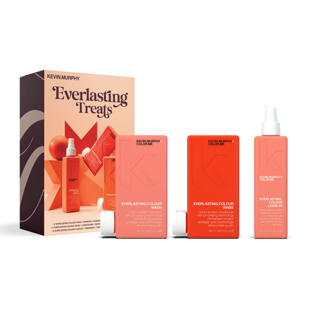 KEVIN MURPHY Everlasting Treats Box Holiday Набір для захисту кольору та відновлення волосся (шампунь 250 мл, кондиціонер 250 мл, спрей 150 мл)