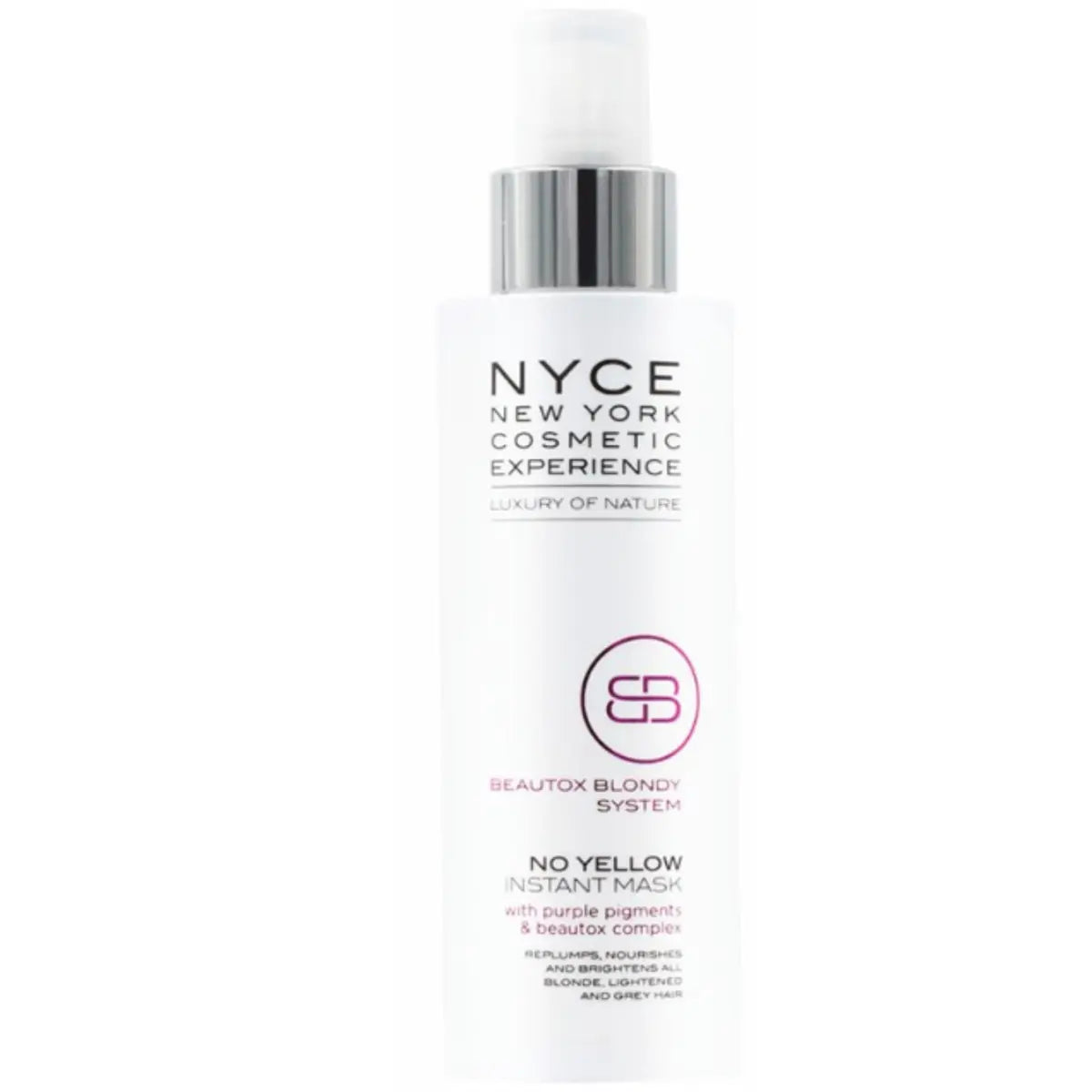 NYCE Beautox Blondy System No Yellow Instant Mask — Маска для нейтралізації жовтизни