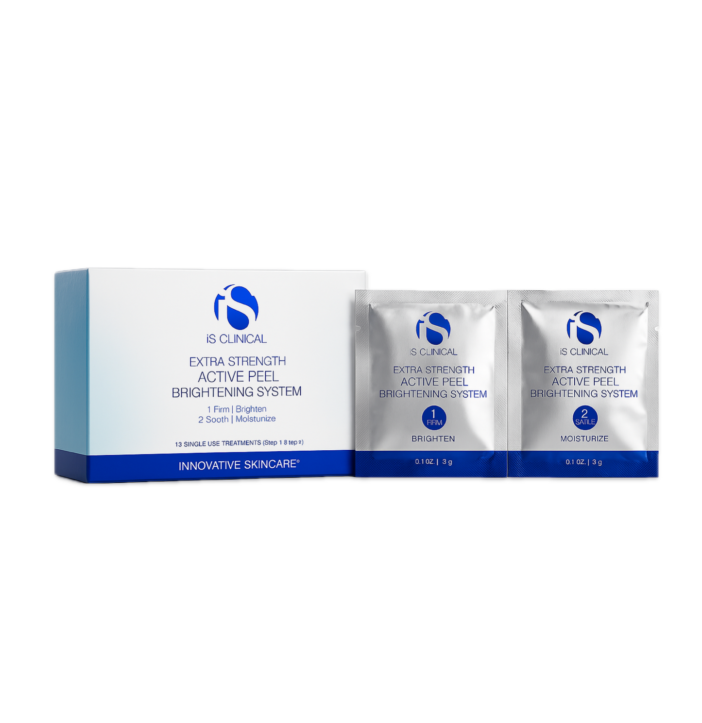 IS CLINICAL Extra Strength Active Peel Brightening System 15x2 серветки — Пілінг-система для оновлення та освітлення шкіри обличчя